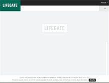 Tablet Screenshot of lifegate.it